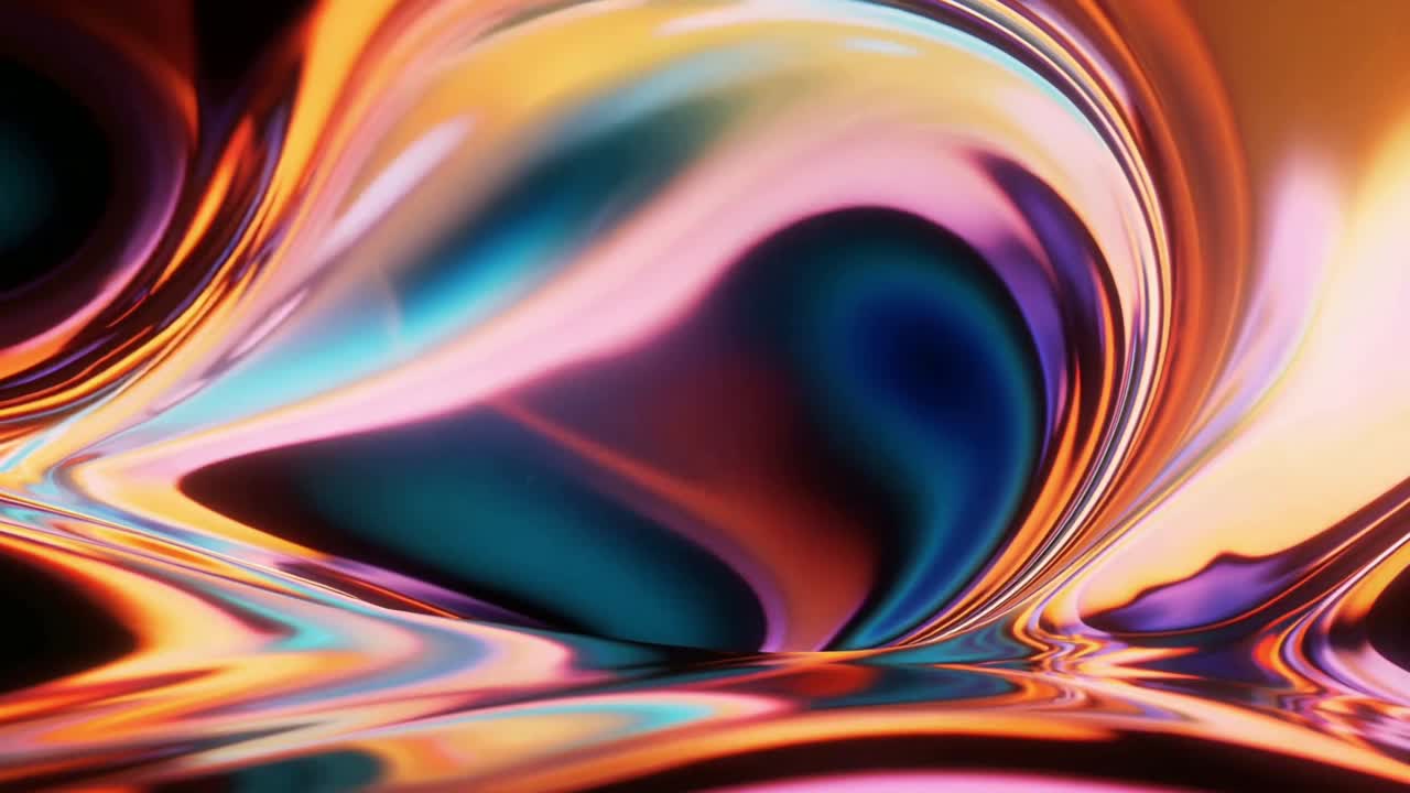3D Abstract Seamless Animation Background
