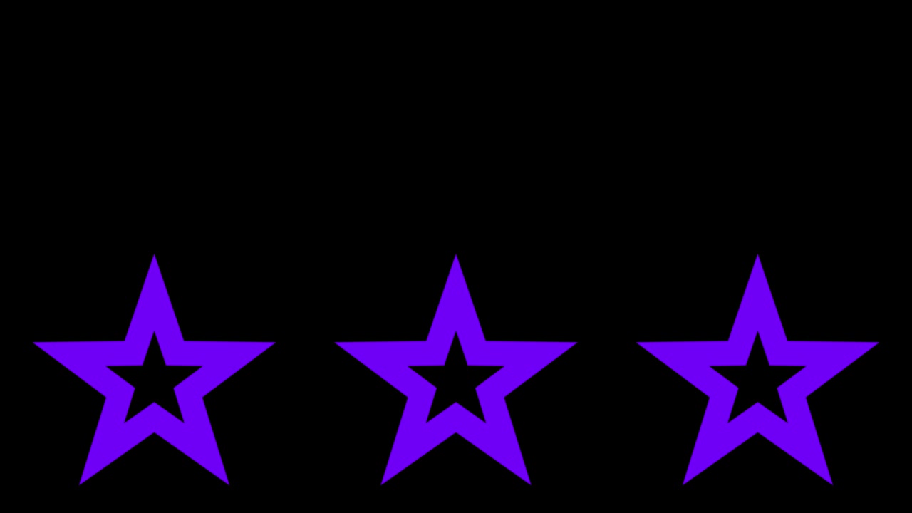 Shape animation star spreading motion graphics