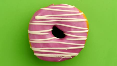 doughnut glazed close-up.