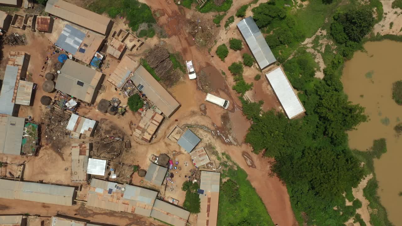 아프리카 말리 마을 공중 사진 41