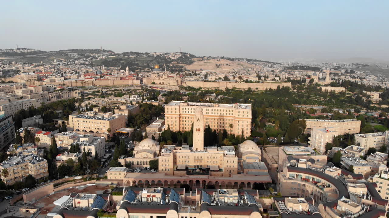 예루살렘의 옛 성벽, 공중에서 볼 수 있는 모습