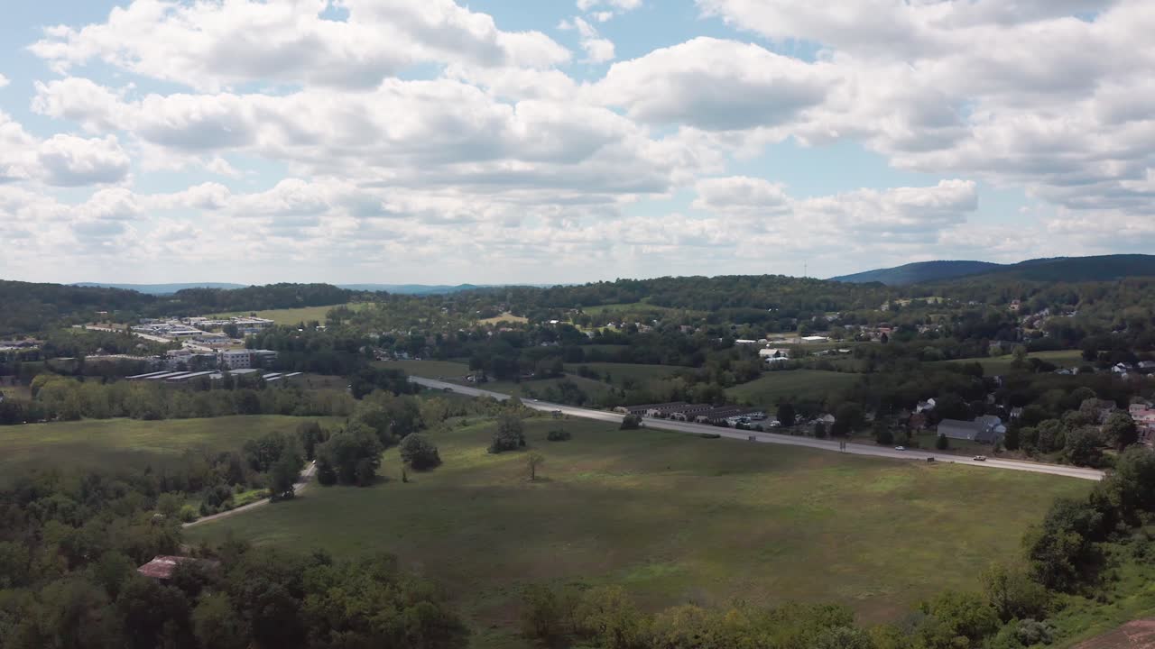 Amazing Aerial Open Field Shot