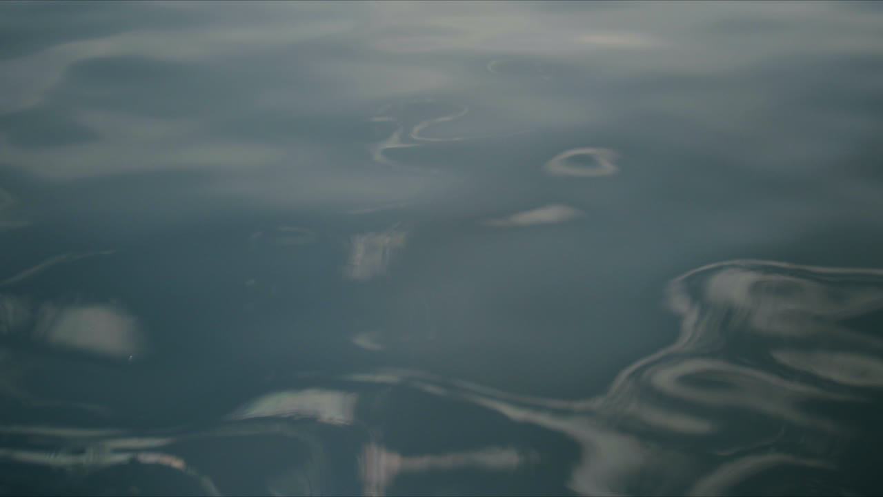 Abstract Water Reflections with Light Patterns