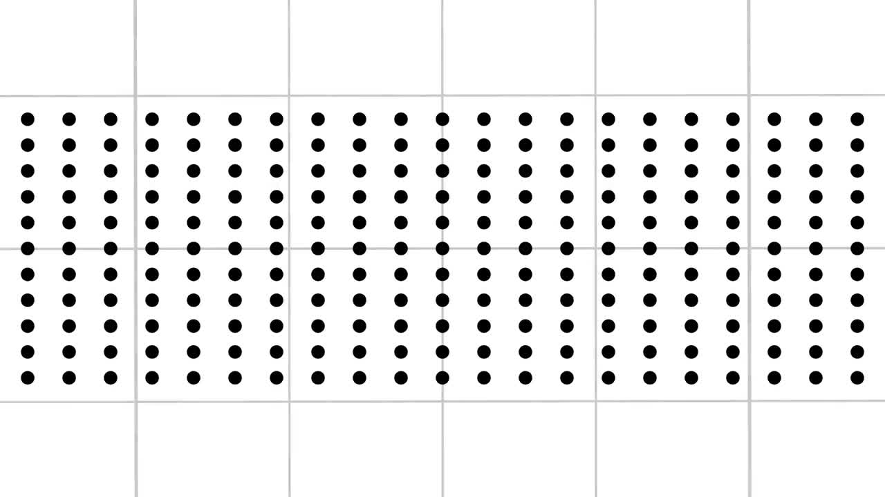 黒,赤,白の抽象的なパターンのアニメーションが 催眠的な動きで動き 急速な動きで変化します