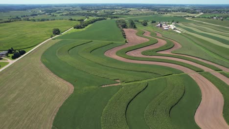 contoured farm fields in southwest wisconsin-4