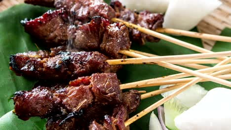 malaysian satay footage