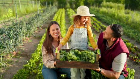 Plant,-vegetables-and-happy-family-on-a-farm