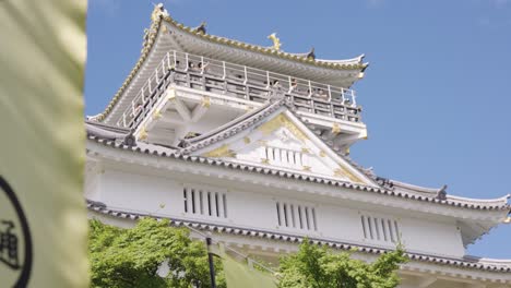 gifu castle, home of oda nobunaga historic feudal lord, japan