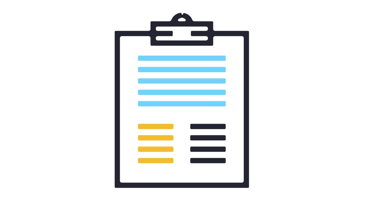 Application Form Icon Animation