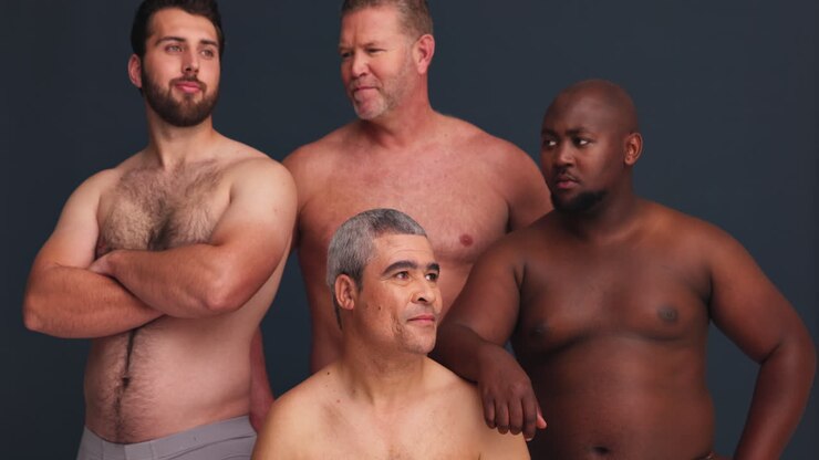 Beleza, diversidade e positividade corporal com homens
