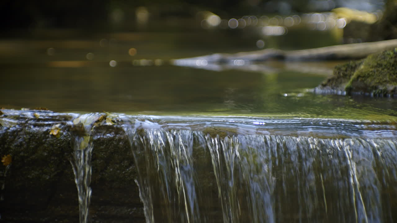 A beautiful waterfall in nature