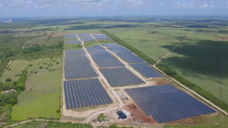 vast photovoltaic installation in el soco countryside