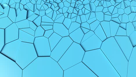 loop of blue surface fracture