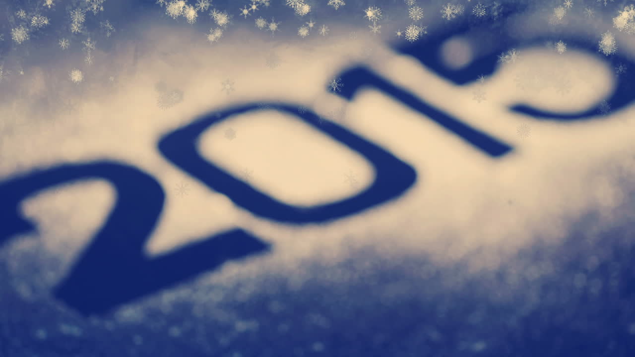 눈이 내리는 2015년