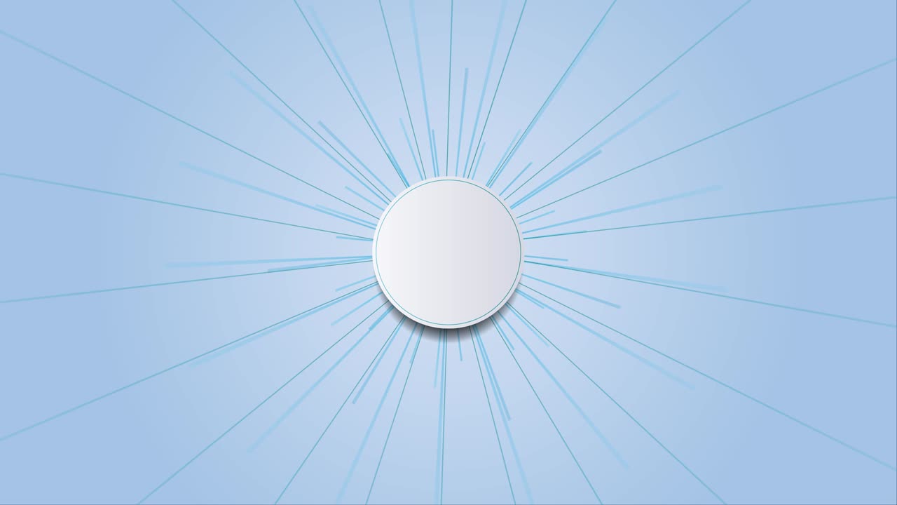 파란색 원형 선 추상적인 미래 기술 비디오 애니메이션