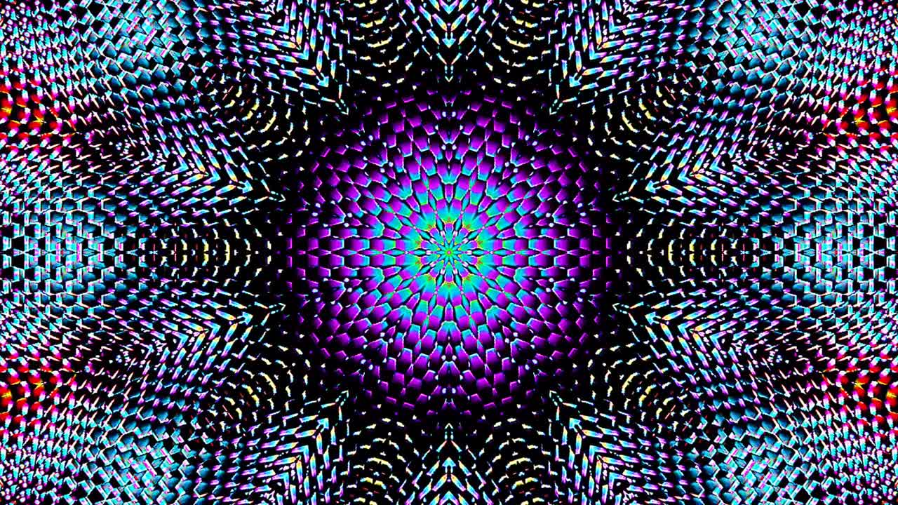 waves with stripes colorful dots of light shining in for background