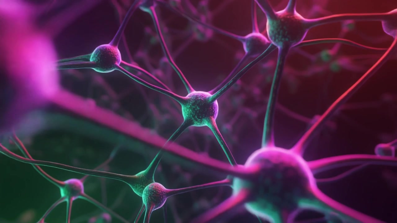 Abstract Visualization of Neural Network Connections in Motion
