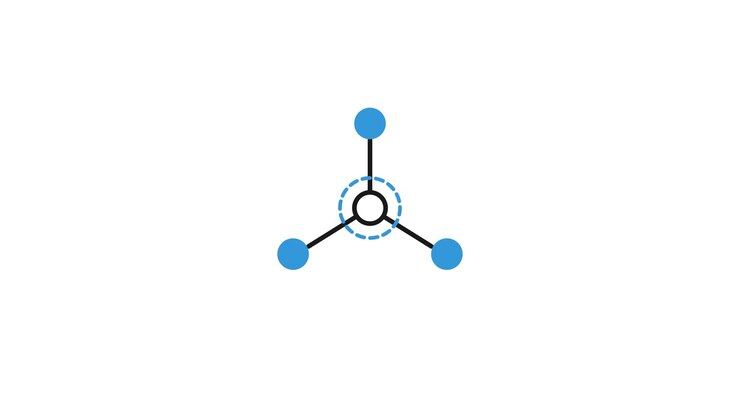 Minimalist Animated Graphic of a Growing Molecular Structure