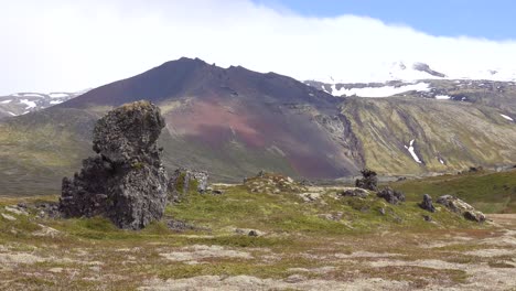 Zeitrafferaufnahme-Von-Wolken,-Schnee-Und-Regen-über-Dem-Sn___ë_fellsj_____Škull-Gletscher-In-Island