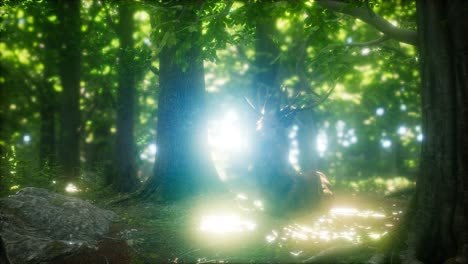 Great-Red-Deer-in-a-Green-Forest