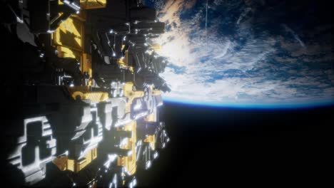 ovni alienígena cerca de la tierra