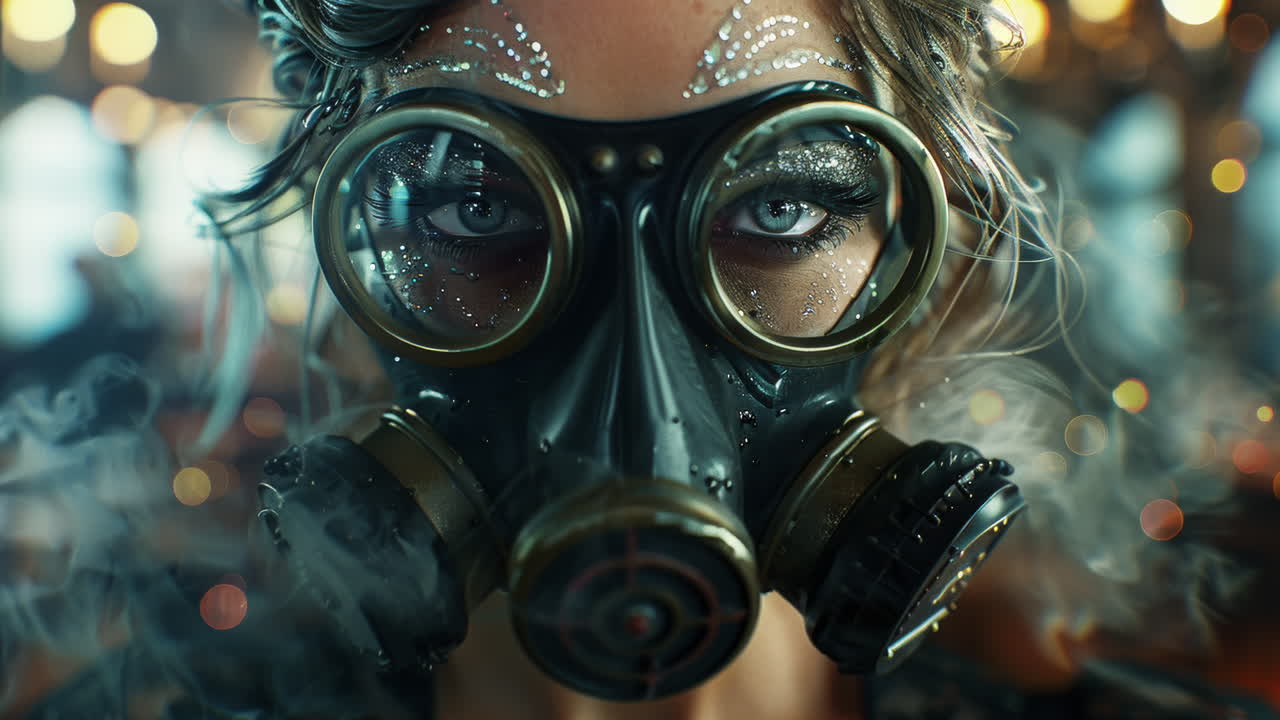 tecnología femenina con auriculares vr en hecho con ai