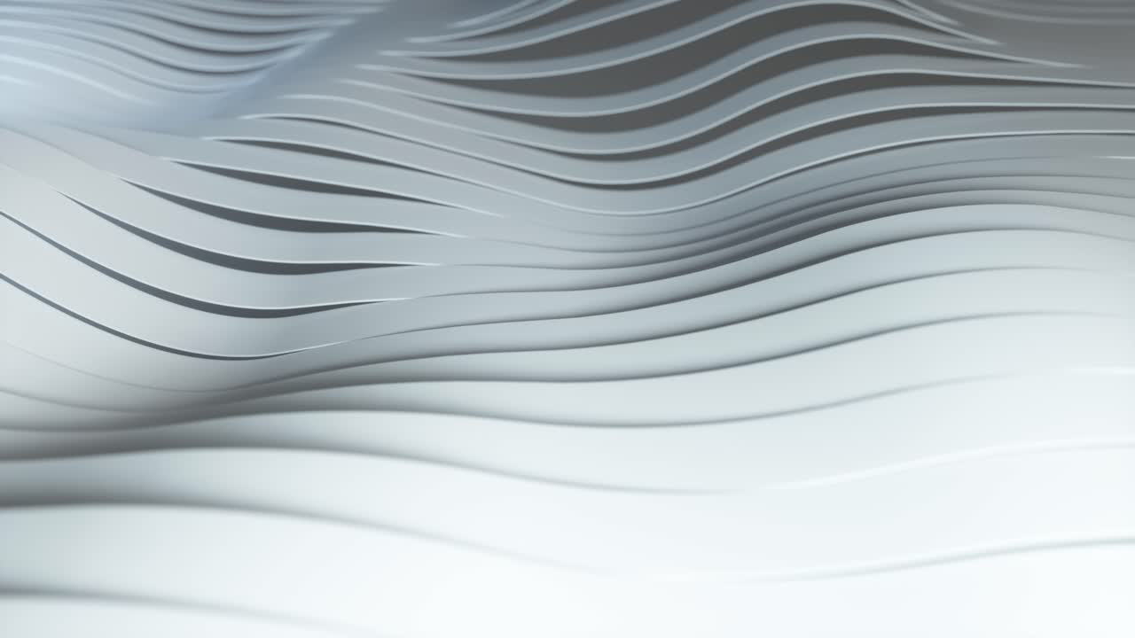 Abstract White Wave Pattern