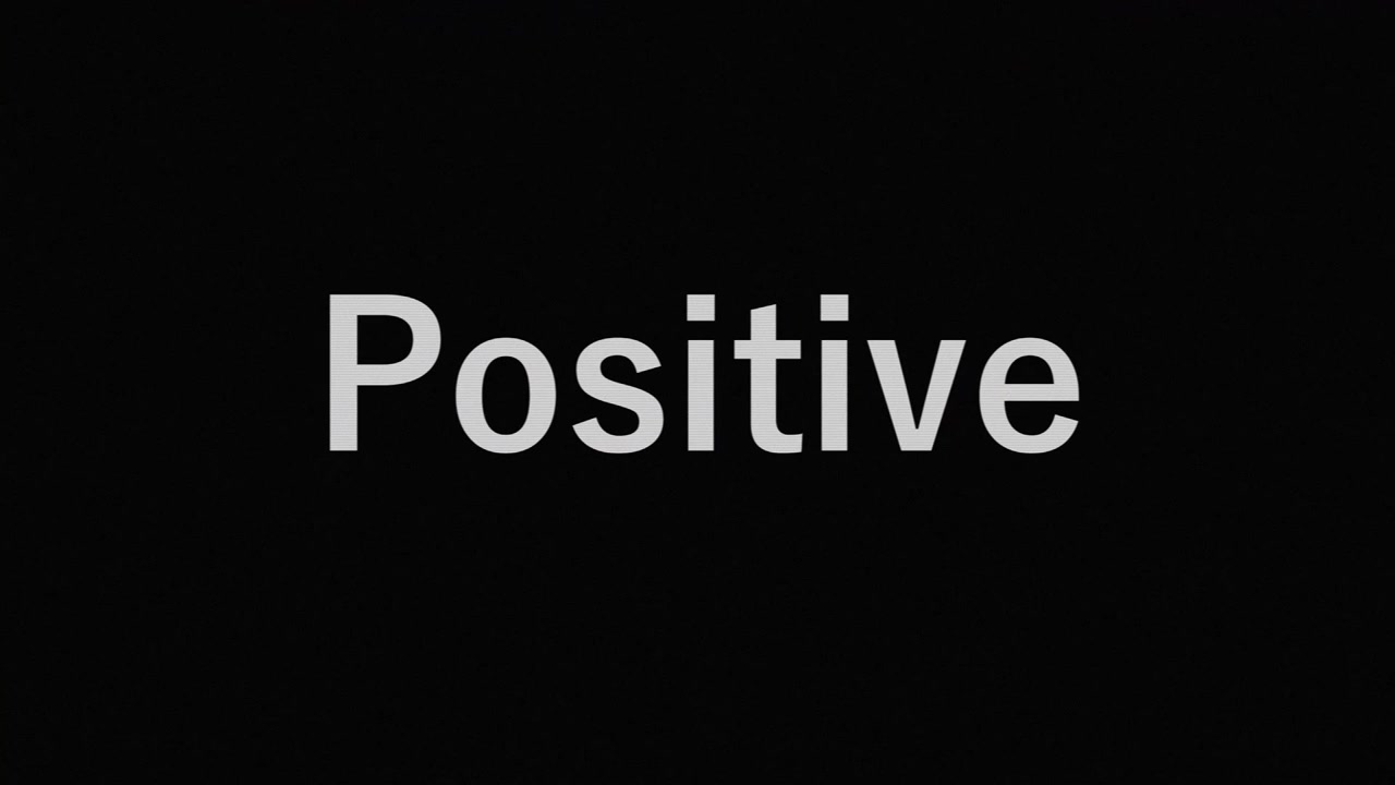 Positive text animation message motion graphics