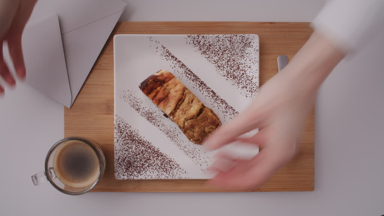 Serving Dessert and Coffee