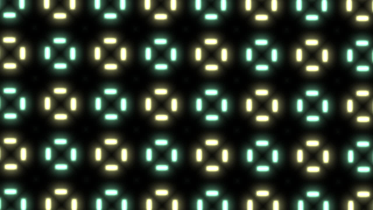 patrón de píxeles de neón verde y amarillo al estilo de los años 80