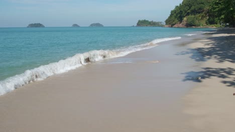 white sand beach at koh chang island in thailand