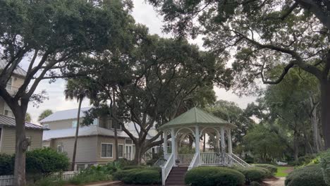Romantic Gazebo with Live Oak Trees at Kiawah Island SC