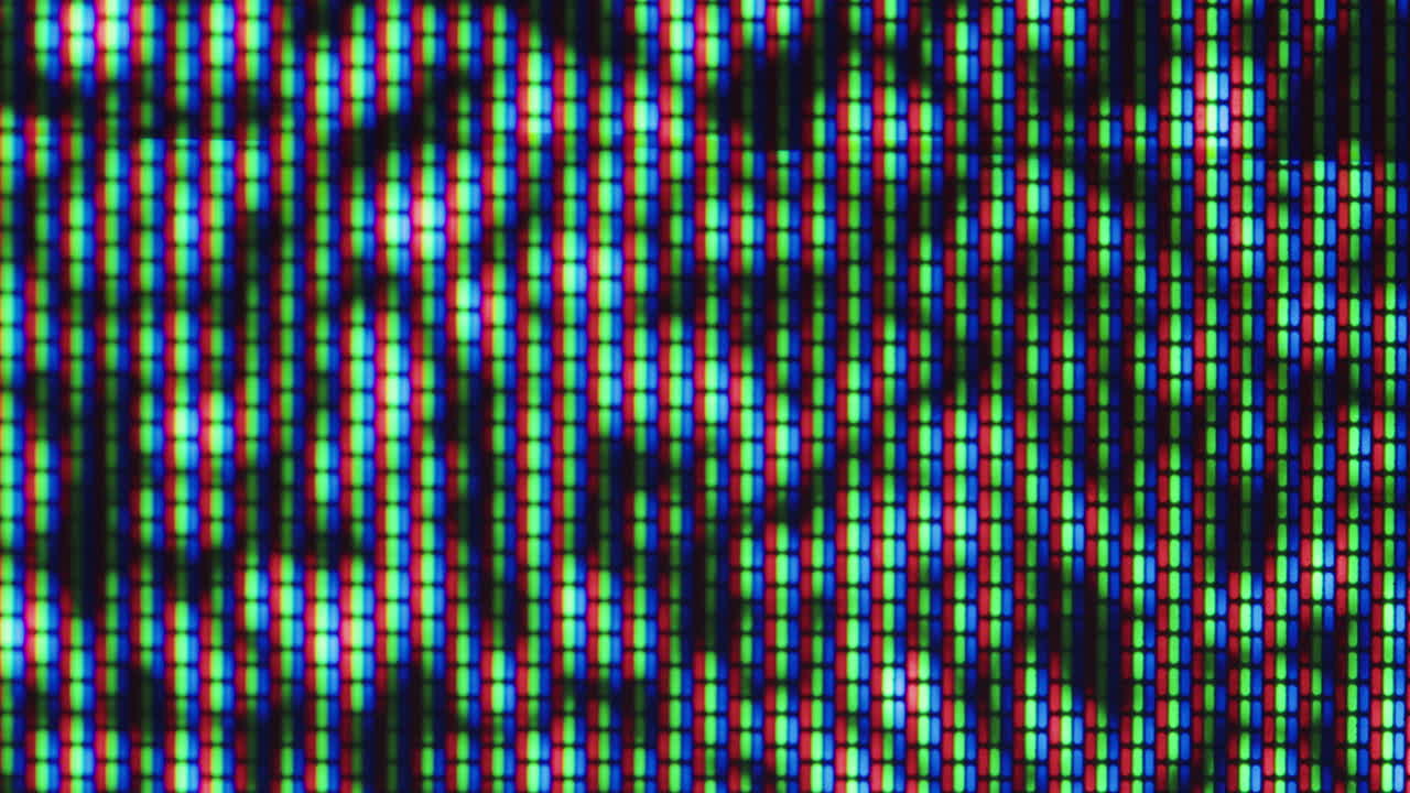 Distorted TV Screen