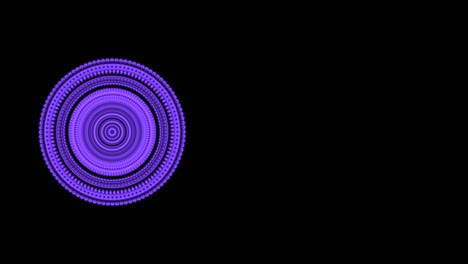 round abstraction of speed motion spinning blue particles, giving hypnotic effect.