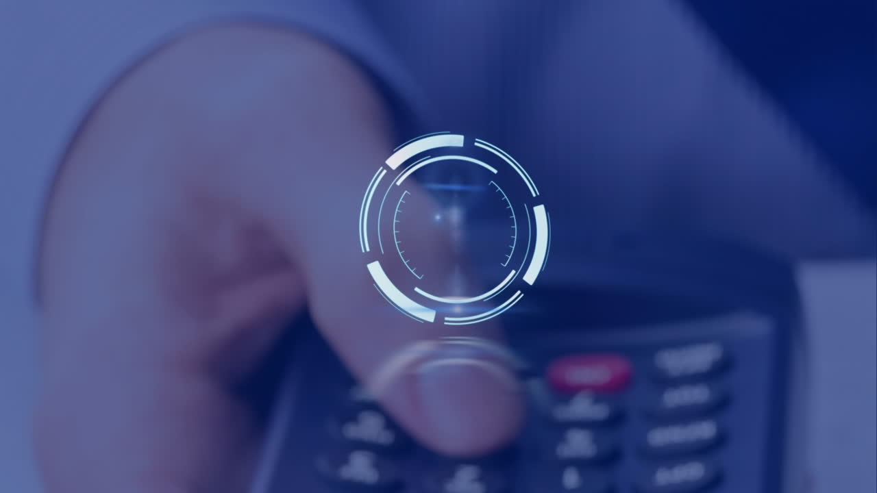 animación del escaneo de alcance sobre el terminal de pago