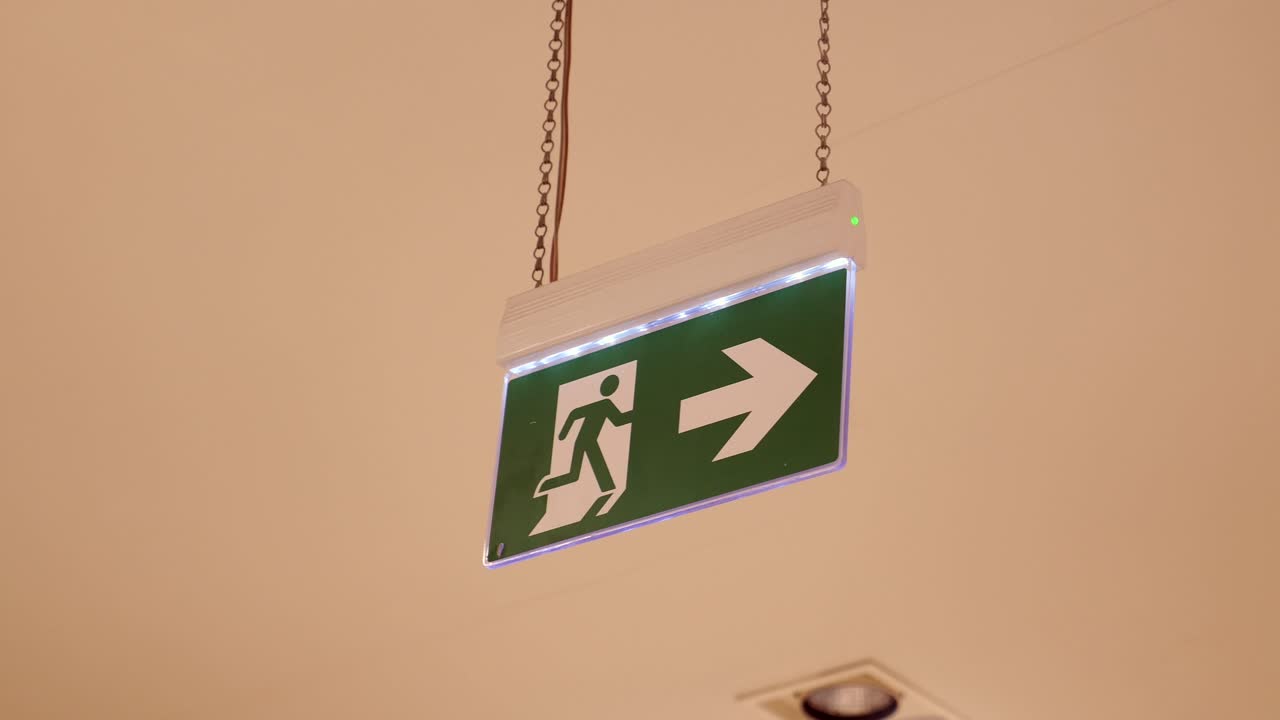 緊急出口的標誌