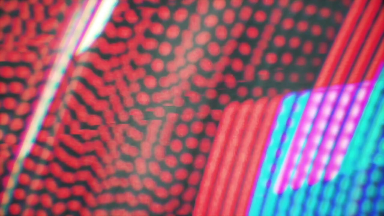 Vibrant Abstract Digital Glitch Light Patterns