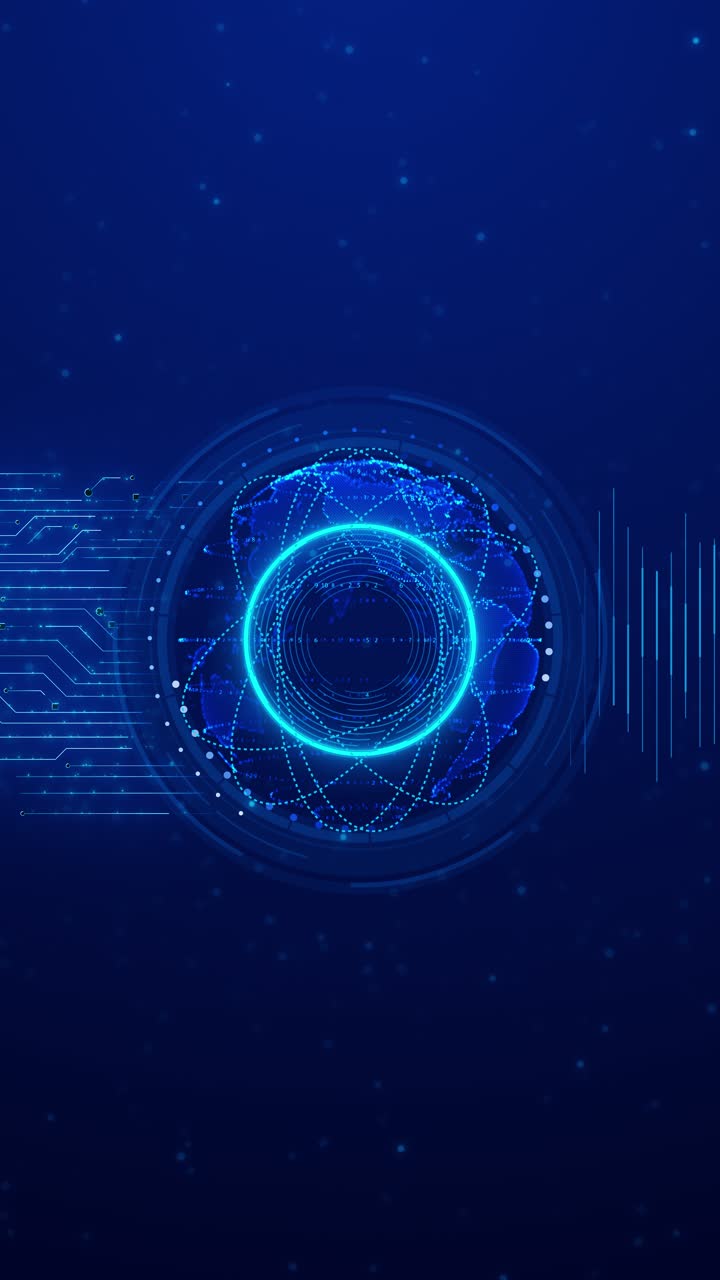 Global cybersecurity big data connectivity cloud computing internet of things blockchain concept