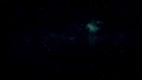 volando en el espacio