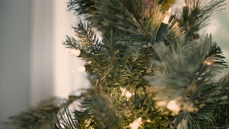little christmas lights on tree