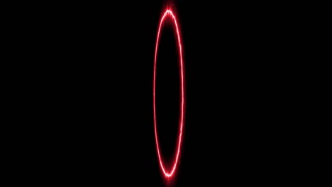 red ring glowing electric animation motion graphics