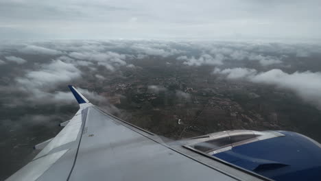 airplane view from above