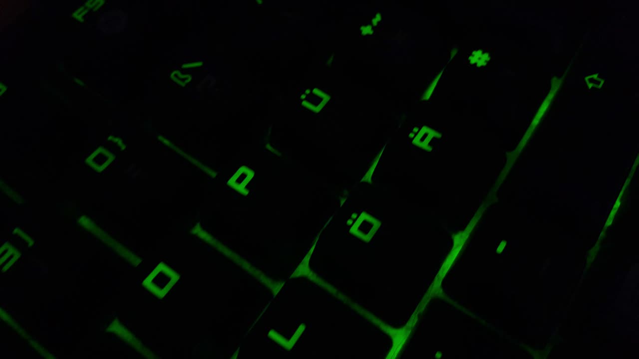 슬라이드 오버 led 키보드