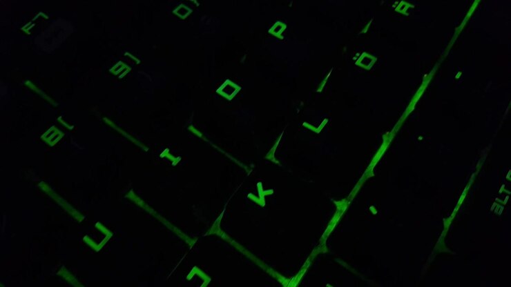 Slide over LED Keyboard