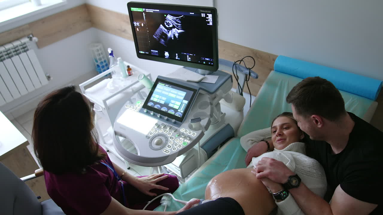 Pregnant Woman's Ultrasound Appointment