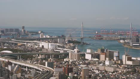 ōsaka, 日本, 中央建築區的空中拍攝