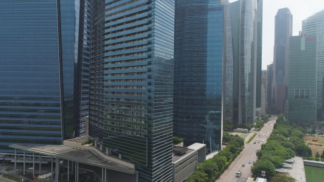 el horizonte de la ciudad de singapur