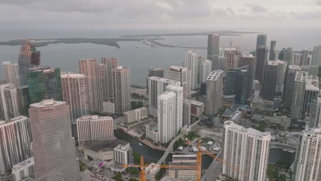 skyscrapers view in florida, usa