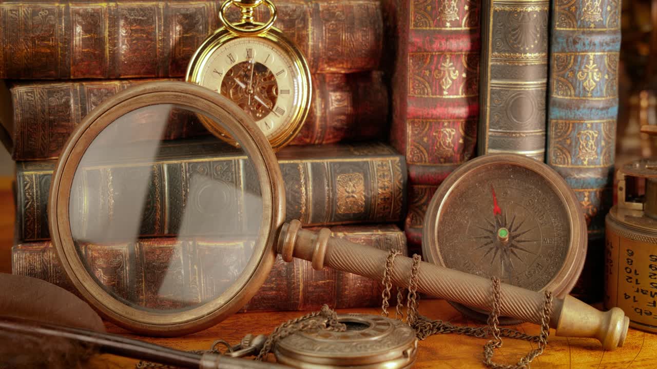 1565년의 오래된 지도에 그려진 빈티지 고정물입니다.