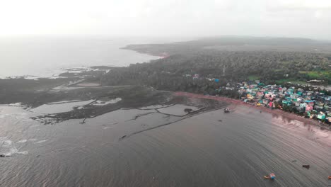 Gorai-Jetty-Beach-Draufsicht-Panoromische-Aussicht